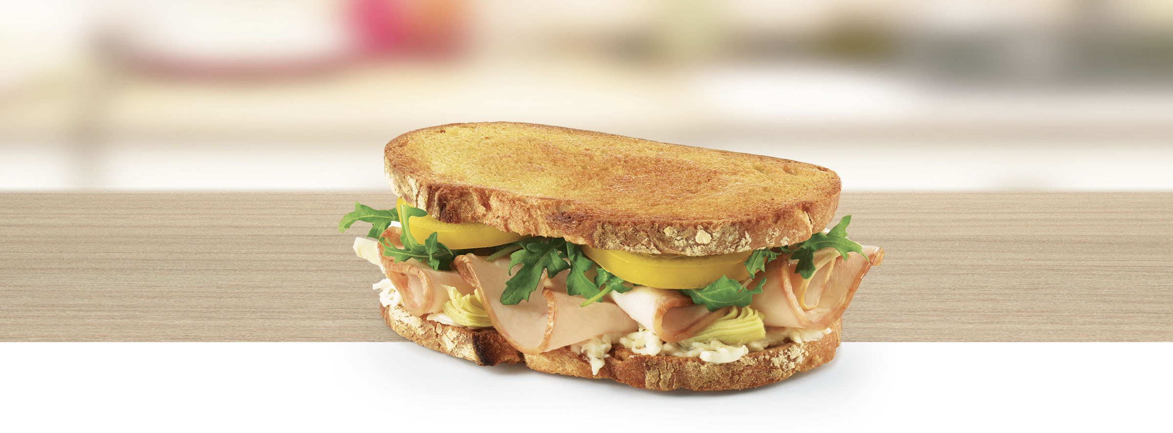 Artichoke-Asiago Turkey Sandwich