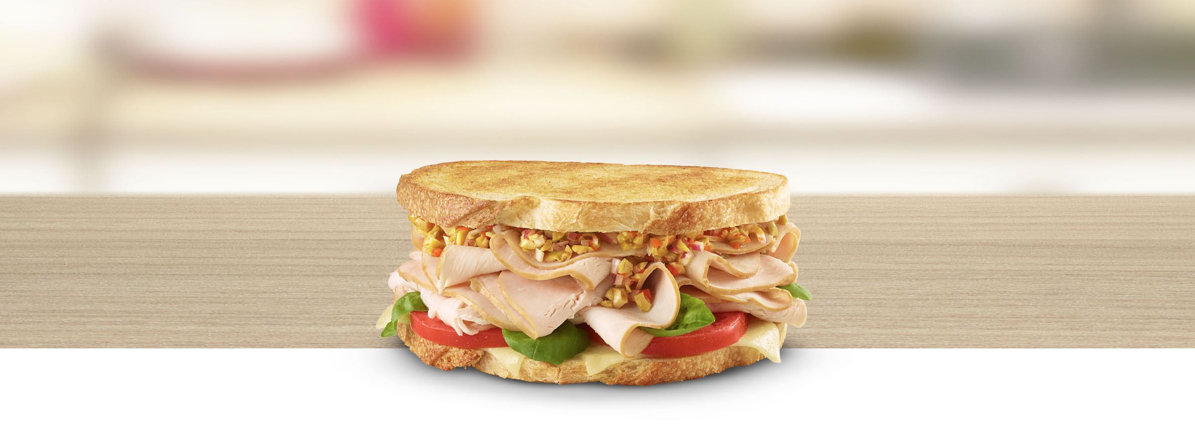 Turkey Tapenade Sandwich